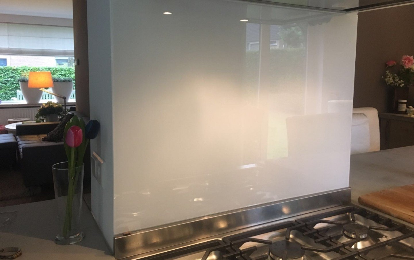 overdrijving Aubergine Volwassenheid Glazen keuken achterwand‚ Overveld Glas Breda